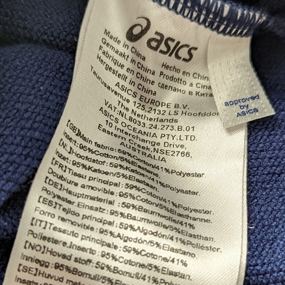 Asics Wallabies Australia Rugby Union XV Hoodie Size XL - Picture 5 of 10